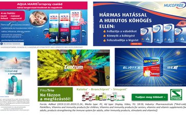 Gyógyszercégek kommunikációja OTC termékekre novemberben