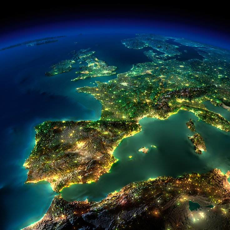 Who are the internet users in selected European countries?