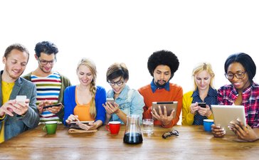 Age groups of social media users