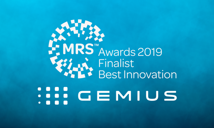 Gemius shortlisted for Best Innovation in MRS Awards 2019!
