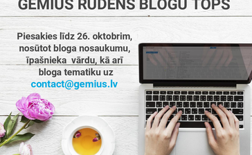 Sākusies pieteikšanās Gemius rudens blogu topam