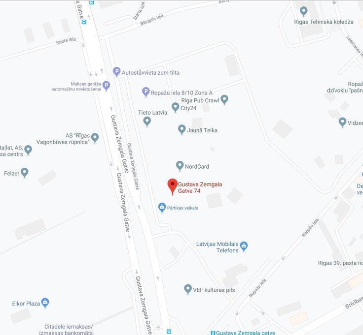 Gemius Latvia birojs mainījis adresi
