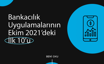 Bankacılık Uygulamalarının Ekim 2021'deki İlk 10'u